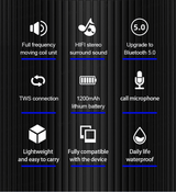 Lenovo Thinkplus K3 Pro Wireless Speaker: BT 5.0, HD Calls, Deep Bass, 1200mAh Battery Portable