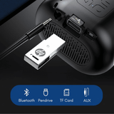 HP S01 Portable Bluetooth Speaker: Lightweight, Rechargeable Mini, 360° Surround Sound, FM