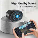 HP S01 Portable Bluetooth Speaker: Lightweight, Rechargeable Mini, 360° Surround Sound, FM