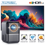 Touyinger ET31 Pro Max Portable Projector 720P HD 1080P 4K Electronic Focus