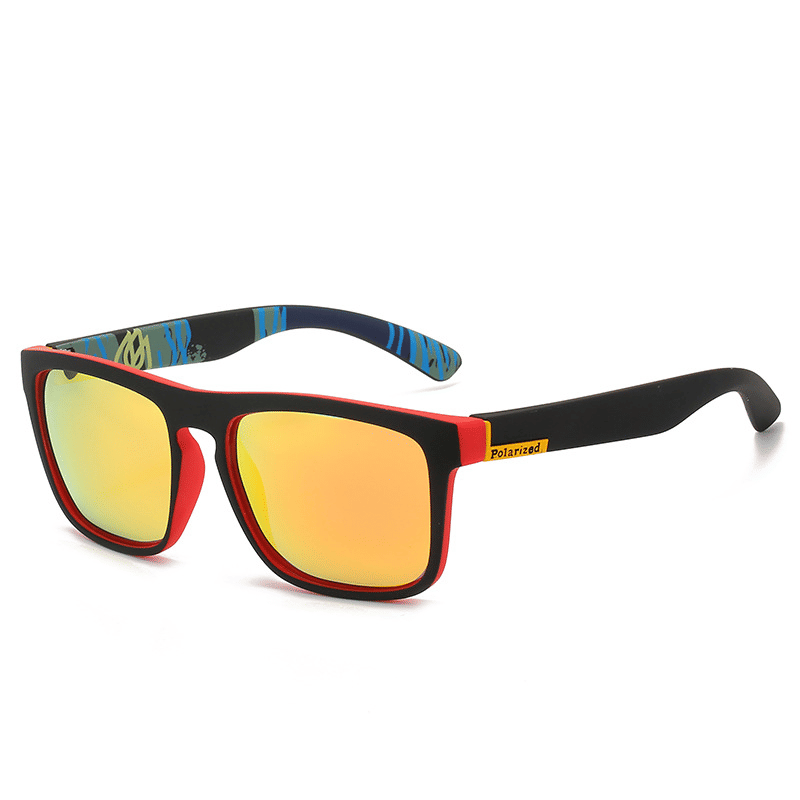 Men's Yellow Lens Anti-Glare Night Driving UV400 Sunglasses Goggles