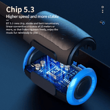 Portable TWS Bluetooth Speaker: Long-Life Battery, Powerful Stereo Sound, Compact Design