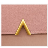 Elegant Women's Fashion Clutch Wallet: Versatile Hasp Closure Purse for Ladies