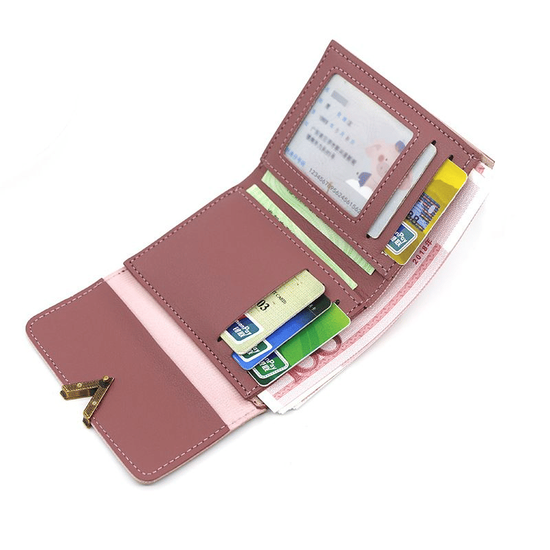 Elegant Women's Fashion Clutch Wallet: Versatile Hasp Closure Purse for Ladies