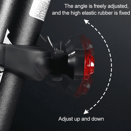 USB Rechargeable Bicycle Headlight Taillight Set - Waterproof LED Cycling Safety Light