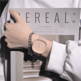 Women's Fashion Quartz Leather Strap Watch Slim Rose Gold Dial