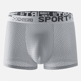 4-Pack Men's Ice Silk Mesh Boxer Briefs - Breathable, Comfortable, Thin, Cool