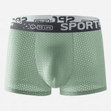 4-Pack Men's Ice Silk Mesh Boxer Briefs - Breathable, Comfortable, Thin, Cool