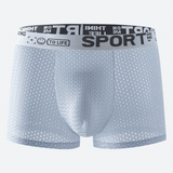 4-Pack Men's Ice Silk Mesh Boxer Briefs - Breathable, Comfortable, Thin, Cool