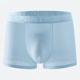 4-Pack Men's Ice Silk Mesh Boxer Briefs - Breathable, Comfortable, Thin, Cool