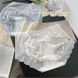 5-Pack Seamless Ice Silk Mid-Waist Panties for Women - Tummy Control & Hip Lift