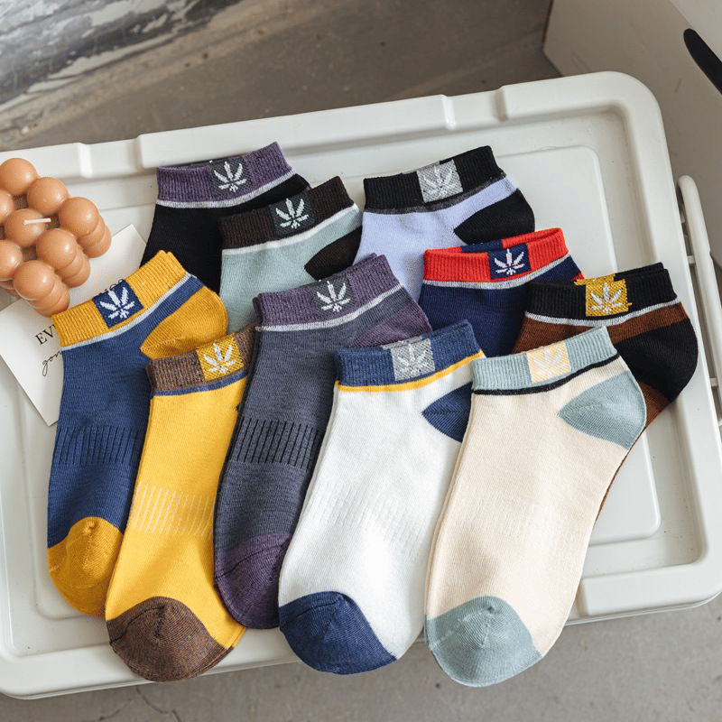 ComfortFit Men's 5-Pack Ankle Socks: Breathable, Anti-Odor, Sweat-Wicking, Low-Cut