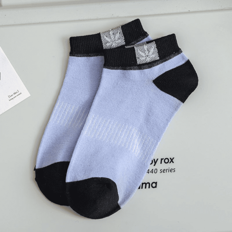 ComfortFit Men's 5-Pack Ankle Socks: Breathable, Anti-Odor, Sweat-Wicking, Low-Cut