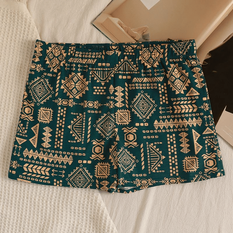 3-Pack Men's Aloha Boxer Shorts: Retro Ethnic Style, Breathable Summer Comfort