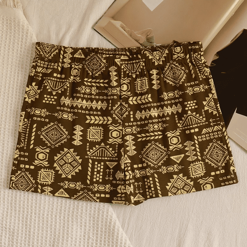 3-Pack Men's Aloha Boxer Shorts: Retro Ethnic Style, Breathable Summer Comfort