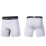 Men's 2-Pack Compression Base Layer 5-Inch Workout Shorts Boxer Briefs