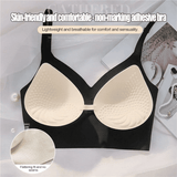 Invisible Deep U Plunge Backless Bra for Dresses with Transparent Straps Push-Up