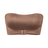 Women's Seamless Strapless Front-Button Wireless Tube Bra No Padding Breathable
