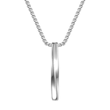 Modern Spiral Titanium Steel Pendant Necklace for Men & Women - Hip-Hop Fashion Jewelry
