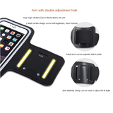Universal 6.5in Waterproof Sports Arm Band Phone Bag for Running Cycling Black