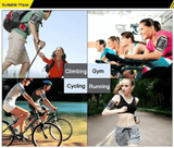 Universal 6.5in Waterproof Sports Arm Band Phone Bag for Running Cycling Black