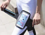 Universal 6.5in Waterproof Sports Arm Band Phone Bag for Running Cycling Black