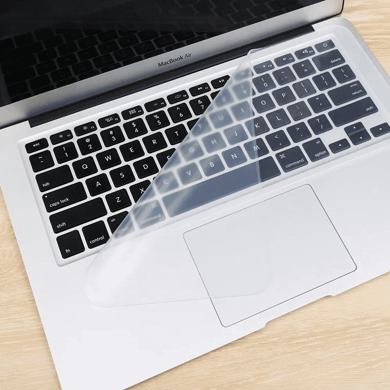 Universal Silicone Laptop Keyboard Protector Skin - Dustproof, Waterproof, Clear Film