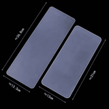 Universal Silicone Laptop Keyboard Protector Skin - Dustproof, Waterproof, Clear Film