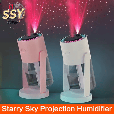 Generic Starry Sky Lamp Humidifier Ultrasonic Aroma Diffuser White Medium