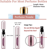 Generic Mini Refillable Perfume Atomizer Spray Bottle 5ml Travel Size