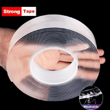 Nano Tape 1-Piece Reusable Double-Sided Adhesive for Home Decoration Transparent