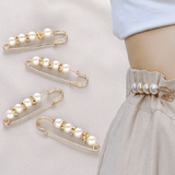 Elegant Imitating Pearl Brooch Pins Set for Waist Reduction & Decor