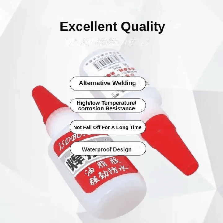 Universal Repair Glue 0.7oz Waterproof Quick-Drying Adhesive for Professional Repair Translucent