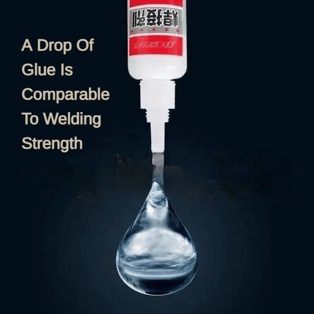Universal Repair Glue 0.7oz Waterproof Quick-Drying Adhesive for Professional Repair Translucent