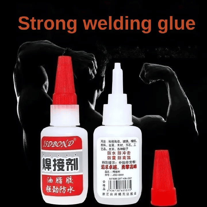 Universal Repair Glue 0.7oz Waterproof Quick-Drying Adhesive for Professional Repair Translucent