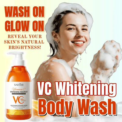SADOER Vitamin C Whitening Body Wash 520ml Nourishing Shower Gel