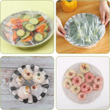 100 Pcs Bowl Covers Reusable Thickened Sturdy Plastic Elastic Food Storage Fresh Keeping Bags