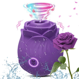 Powerful Rose Sucking Vibrator for Women - 10 Frequencies, Waterproof Silicone