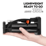 Portable Bike Pump Hand Foot Operated 120 PSI Presta Schrader Valve Inflator Car Motorcycle Ball Cycling Accessory Black