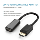 DisplayPort to HDMI Converter: 4K 60Hz Video Audio for PC & TV