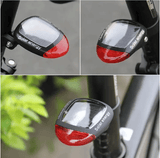 Bicycle Solar Energy Cycling Rear Light 2 LED Taillight Road Mountain Bike Solar Tail Light Night Safety Red Lamp