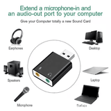 Premium 7.1 Surround USB Audio Adapter for Gaming, Streaming & PC