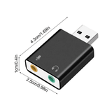 Premium 7.1 Surround USB Audio Adapter for Gaming, Streaming & PC