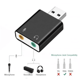Premium 7.1 Surround USB Audio Adapter for Gaming, Streaming & PC