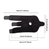 Sports Knee Pads Breathable Reinforced Spring Gear for Basketball Cycling Black