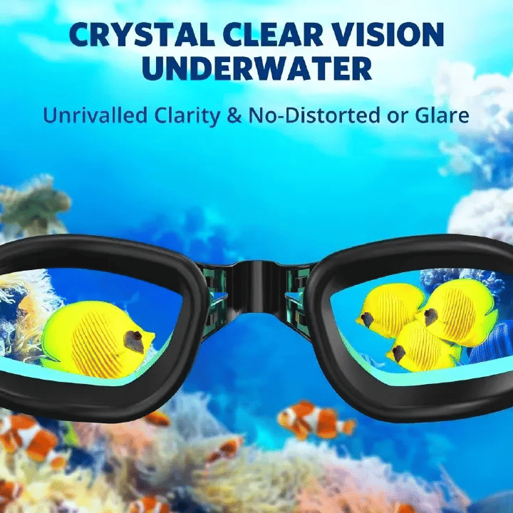 Swimming Goggles Professional 100% UV Protection Anti-fog No Leaking for Adult Men Women