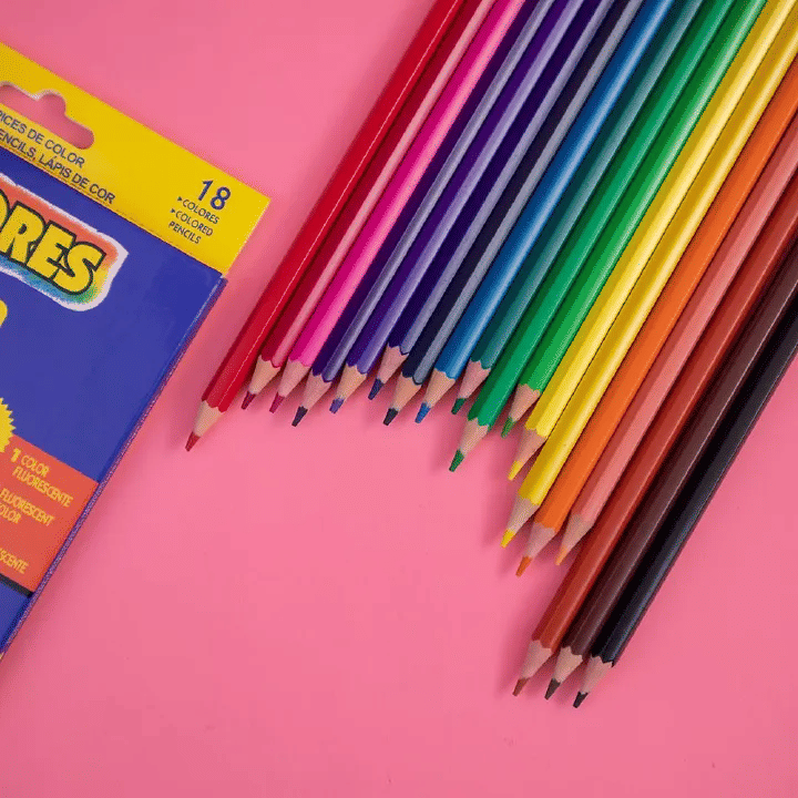Oily Colored Pencils Set 12 Colors Wood Professional Artist Drawing Sketch Supplies
