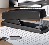 Hand Stapler with 5 Boxes of Staples Business Binding Machine Stationery Student Stapler Black