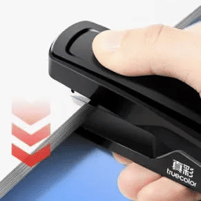 Hand Stapler with 5 Boxes of Staples Business Binding Machine Stationery Student Stapler Black