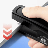 Hand Stapler with 5 Boxes of Staples Business Binding Machine Stationery Student Stapler Black